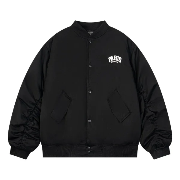 Black bomber shown in the linked Balenciaga catalog listing