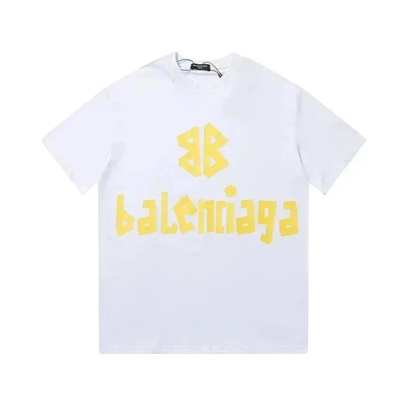Balenciaga · Yellow graphic tee
