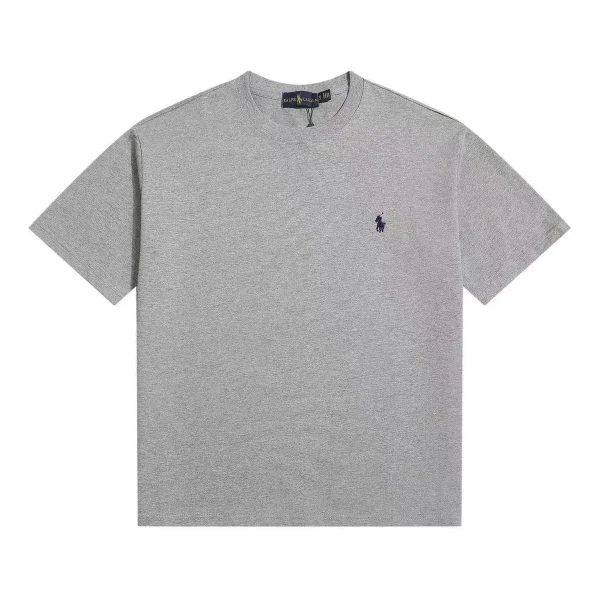 Grey pony-logo tee shown in the linked Polo Ralph Lauren catalog listing