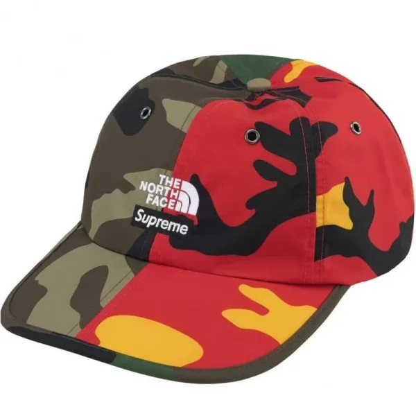 Camo cap shown in the linked The North Face catalog listing