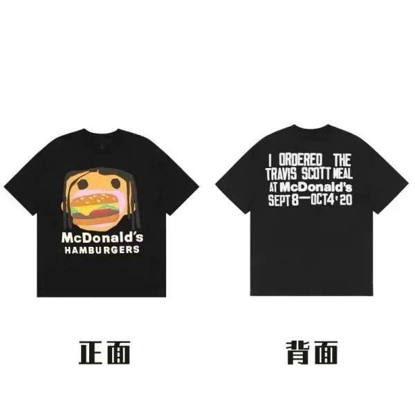 Black graphic tee shown in the linked A Bathing Ape catalog listing