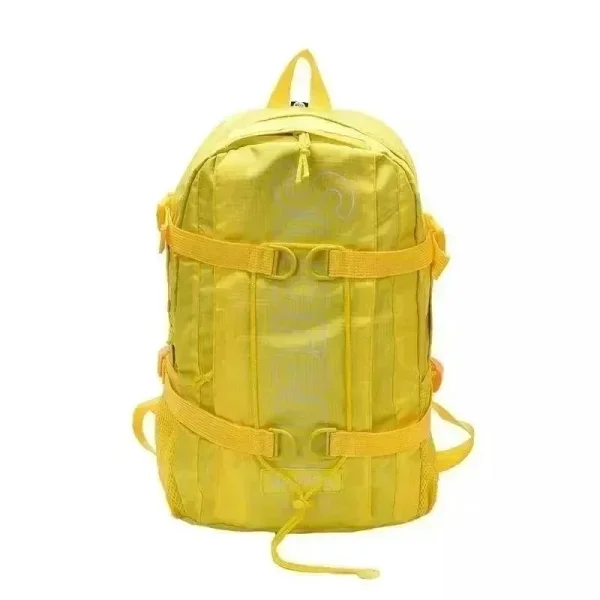 Yellow backpack shown in the linked Supreme catalog listing