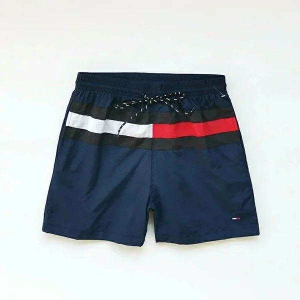 Navy striped shorts shown in the linked Tommy Hilfiger catalog listing