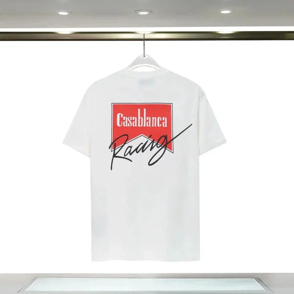 White racing tee shown in the linked Casablanca catalog listing